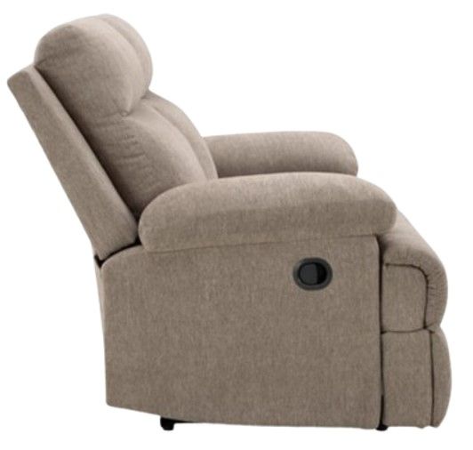 Signature Design by Ashley® Side-Swipe Mocha Manual Reclining Loveseat-4