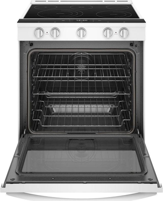 Whirlpool® 30" White Smart Slide-In Electric Range-2