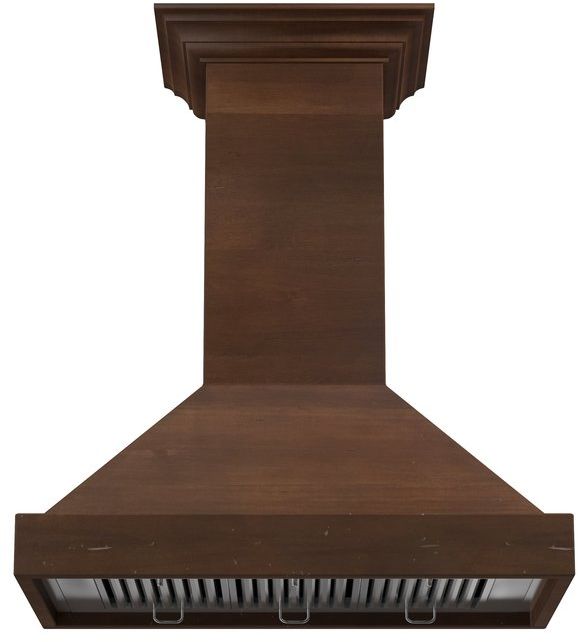 ZLINE 48" Walnut Wall Mounted Range Hood-3