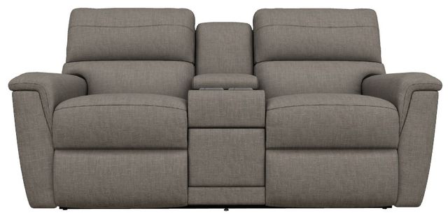 La-Z-Boy® Ava Truffle Power Reclining Loveseat with Console, Headrest, and Lumbar-1
