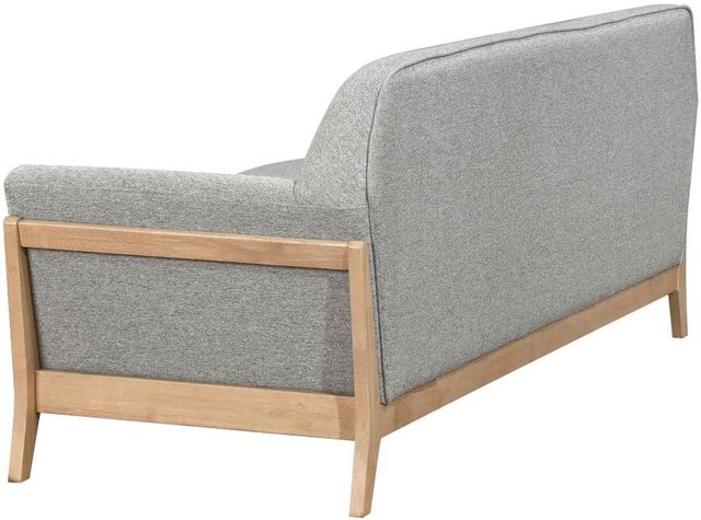 Coaster® Vaughn Gray Upholstered Flared Arm Sofa-3