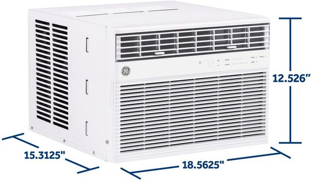 GE® 8,000 BTU's White Window Mount Air Conditioner-4