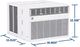 GE® 8,000 BTU's White Window Mount Air Conditioner-4