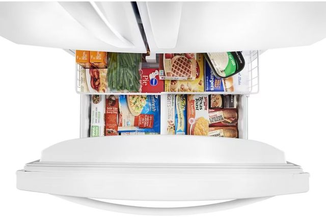 Whirlpool® 33" 22.1 Cu. Ft. White Freestanding French Door Refrigerator-4
