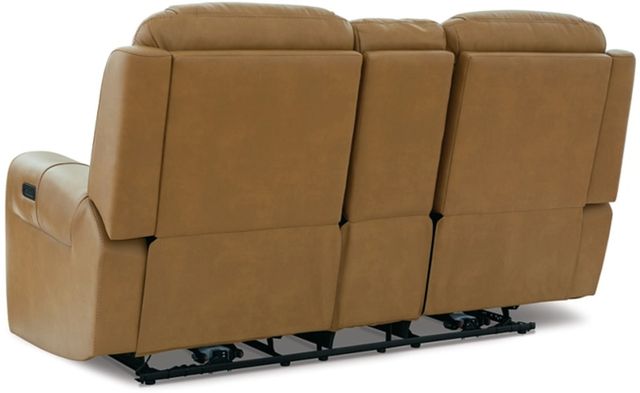 Signature Design by Ashley® Card Player Cappuccino Power Reclining Loveseat-3