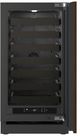 U-Line® Seamless Collection 18" 3.5 Cu. Ft. Panel Ready Wine Refrigerator with Glass Door-3