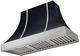 AGA Cascade 48" Gloss Black Wall Mounted Range Hood  with Brushed Nickel Trim-0