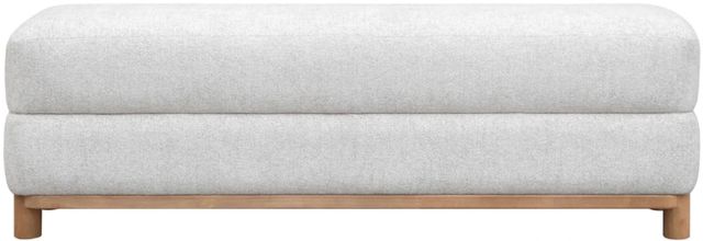 Modus Furniture Hollis Wood Sweet Upholstered Bench-2