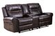 Mazin Furniture Emerson Brown Power Reclining Loveseat with Center Console-1