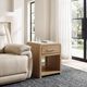 Signature Design by Ashley® Dovander Natural/White Rectangular End Table-1