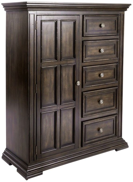 Liberty Furniture Big Valley Brownstone Door Chest-0
