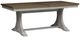 Liberty Furniture Farmhouse Reimagined Chestnut Trestle Table with Antique White Base-2