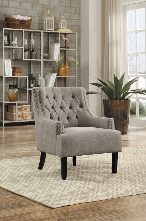 Homelegance® Charisma Taupe Accent Chair-1