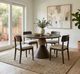 Liberty Furniture Briarcrest 5-Piece Dark Smoke/Taupe Optional Pedestal Dining Table Set-1