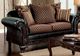 Furniture of America® San Roque Brown/Espresso Loveseat-0