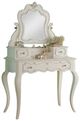 ACME Furniture Edalene Pearl White Vanity Desk with Mirror-0