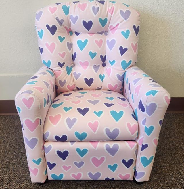 Brazil Furniture Paper Hearts Bella Child's Recliner-0