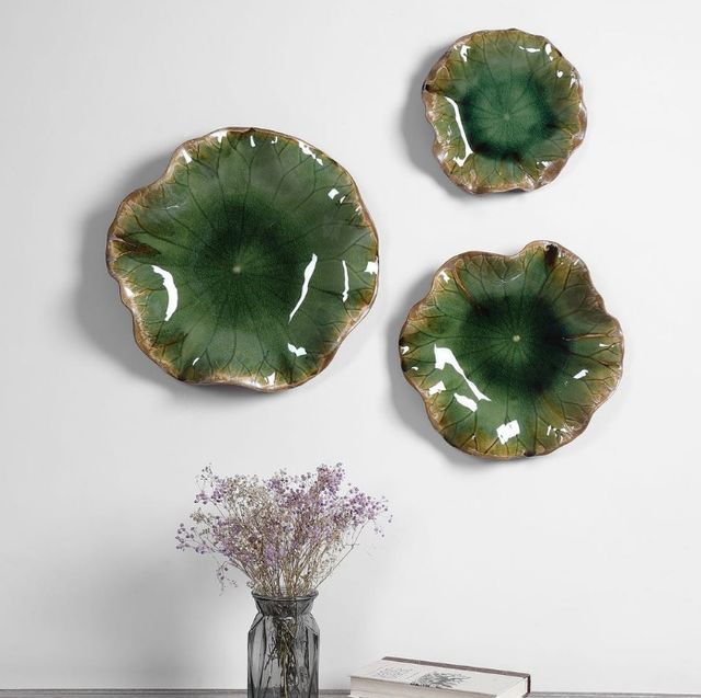 Uttermost® Abella 3-Piece Green Wall Decor Set-1