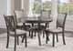 New Classic® Home Furnishings Amy 2-Piece Gray Dining Chair-1