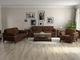 International Furniture Direct Loft Dark Brown Loveseat-3