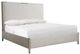 Bernhardt Modulum Gray/Stainless Steel Queen Panel Bed-0