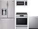 LG 4 Piece Kitchen Package-Stainless Steel-0