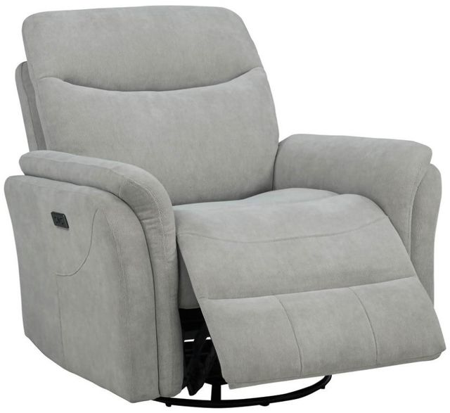 Coaster® Adler Ivory Swivel Glider Power Recliner-1