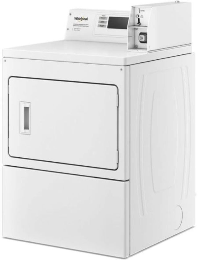 Whirlpool Commercial White Top Load Washer & Electric Dryer Laundry Pair-4