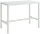 Linon Alora 3-Piece White Aluminum Dining Table Set-1