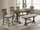 Crown Mark Lloyd Brown/Gray Counter Dining Side Chair-1