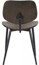 Armen Living Miki 2-Piece Walnut Dining Accent Chairs-3