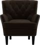 Emerald Home Noelle Dark Brown Velvet Accent Chair-3