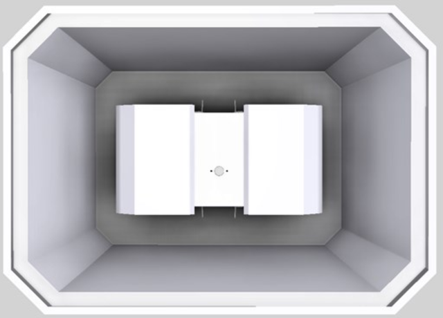 Vent-A-Hood® Designer Series 42" White Island Range Hood-1