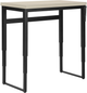 Monarch Specialties Inc. Black/Modern Taupe Adjustable Computer Desk-1