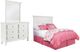 Signature Design by Ashley® Kaslyn 3-Piece White Queen Panel Headboard Bed Set-0