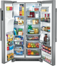 Frigidaire Professional® 22.0 Cu. Ft. Stainless Steel Counter Depth Side By Side Refrigerator-2