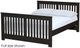 Crate Designs™ Furniture Espresso Twin XL Shaker Bed-0