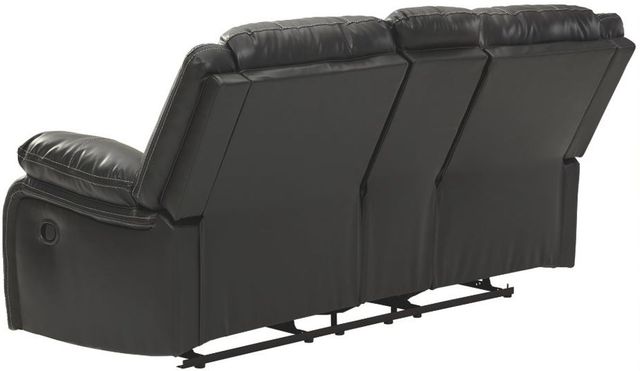 Signature Design by Ashley® Calderwell Black Reclining Loveseat-3