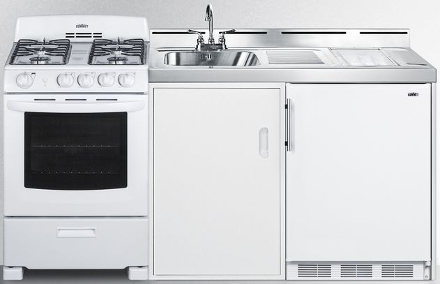 Summit® 72" White All-In-One Kitchenette-2