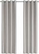 Monarch Specialties Inc. 2-Piece Silver 52" x 95" Solid Blackout Curtain Panel Set-0