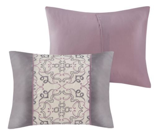 Olliix by Madison Park Essentials Jelena 24 Piece Purple Queen Room in a Bag-4