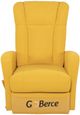 Fauteuil inclinable de GoBerce® - Jaune-1