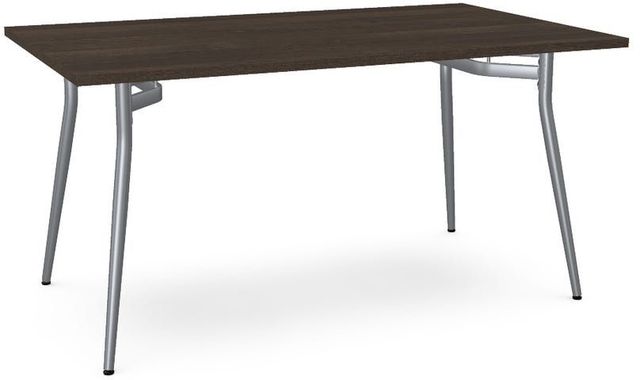 Amisco Customizable Alys 31" Rectangular Table with 60" Birch Veneer Top-0