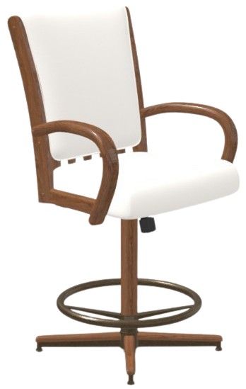 Chromcraft Customizable Baylor Counter Height Swivel Tilt Dining Stool-4
