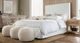 Diamond Sofa® Savannah White Eastern King Slipcover Panel Bed-2
