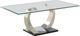Coaster® Pruitt Glass Top Rectangular Coffee Table with Satin Base-0