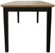 Mavin Customizable 84" Boat Extendable Dining Table with 18" Leaf-2