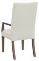 Fairfield® Customizable Entree Dining Concave Tall Button Back Arm Chair-3