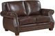 Homelegance® Remington Brown Loveseat-0