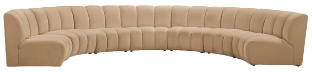 Meridian Furniture Infinity 7-Piece Camel Modular Sectional-1